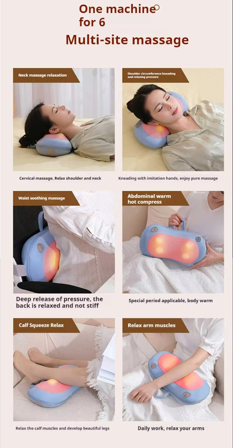 pillow massager,neck massage pillow,electric massage pillow